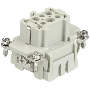 Harting 09 33 006 2716 konektorová vložka, zásuvka Han® E 6 + PE klietkové ťažná pružina 1 ks