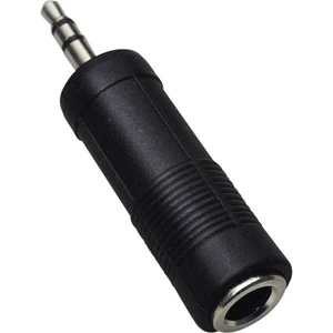 BKL Electronic 1102008 1102008 jack audio adaptér [1x jack zástrčka 3,5 mm - 1x jack zásuvka 6,35 mm] čierna