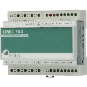 PQ Plus UMD 704EL  Univerzálne meracie zariadenie - montáž na DIN lištu - UMD séria RS485 Ethernet