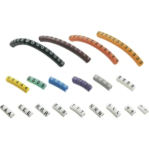 TRU COMPONENTS ECMKP-1 označovací klip na káble Odtlačok (Káblový značkovač) 0 - 9, A, E, L, N, R, S, T, -, + Rozsah von