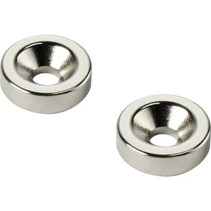 TRU COMPONENTS D25T5-M5 permanentný magnet kruh (Ø x v) 25 mm x 5 mm N35   Max. pracovná teplota: 80 °C