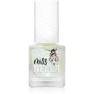 Miss Nella Peel Off Nail Polish lak na nehty pro děti MN25 Confetti Clouds 4 ml