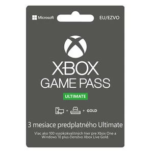 Xbox Ultimate Game Pass 3 havi előfizetés