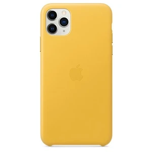 Apple iPhone 11 Pro Max Leather Case - Meyer Lemon