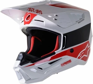 Alpinestars S-M5 Bond Helmet White/Red Glossy L Kask