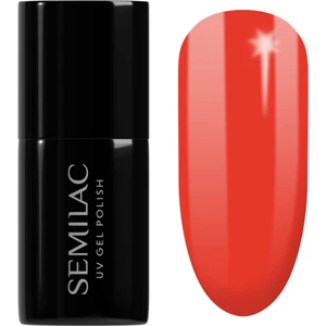 Semilac UV Hybrid Hottie gelový lak na nehty odstín 039 Sexy Red 7 ml