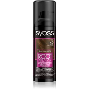 Syoss Root Retoucher tónovací barva na odrosty ve spreji odstín Dark Brown 120 ml