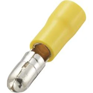 Kulatá zástrčka Vogt 3922S, 4 / 6 mm², Ø: 5 mm, žlutá