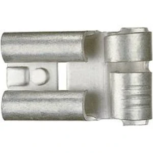 Faston zásuvka Klauke 3725 6.3 mm x 0.8 mm, 90 °, bez izolace, kov, 1 ks