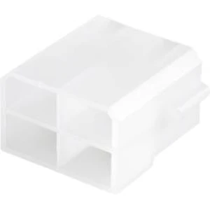 Konektor, 6,3 mm, 1 - 2,5 mm², 4pólové, transparentní