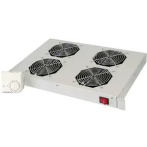 Jednotka ventilátoru Digitus, DN-19 FAN-4-HO, 48,3 cm (19"), šedá