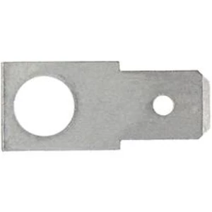 Faston zástrčka Klauke 2145 6.3 mm x 0.8 mm, 180 °, bez izolace, kov, 1 ks
