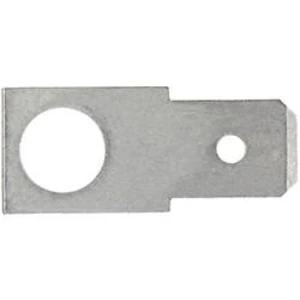 Faston zástrčka Klauke 2123 2.8 mm x 0.8 mm, 180 °, bez izolace, kov, 1 ks