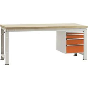 Kompletní dílenském základní PROFI s multiplex deska, Šxhxv = 1500 x 700 x 840 mm Manuflex WP5424.2001 WP5424.2001