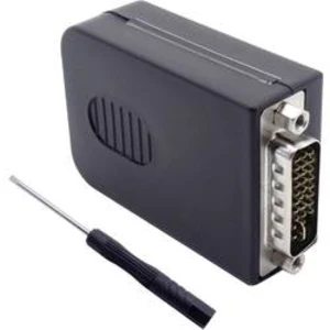 DVI konektor Quadrios 2001C223 zástrčka, rovná, pólů 30, černá, 1 ks
