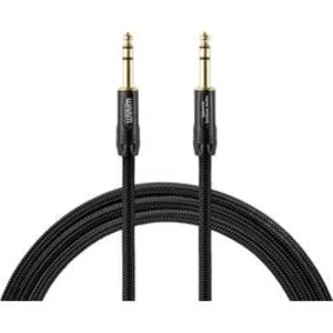 Kabel Warm Audio 55-90046, [1x jack zástrčka 6,3 mm - 1x jack zástrčka 6,3 mm], 0.90 m, černá