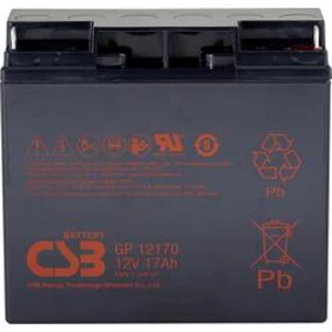 Olověný akumulátor CSB Battery GP 12170 Standby USV GP12170I1, 17 Ah, 12 V