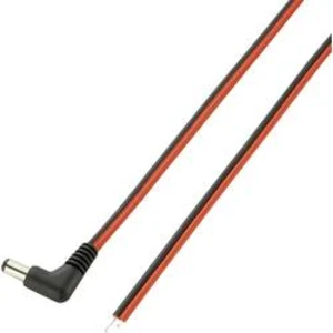 Nízkonapěťový připojovací kabel VOLTCRAFT VC-10906525, vnější Ø 5.5 mm, vnitřní Ø 2.1 mm, 2.00 m, 1 ks