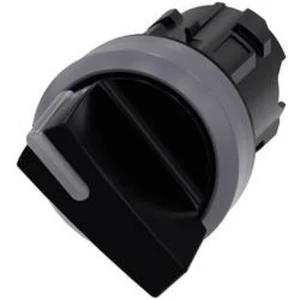 Kloubový spínač Siemens 3SU1032-2BC10-0AA0, otočný přepínač, 1 x 45 °, pískově šedá , černá, 1 ks