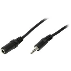 Jack audio kabel LogiLink CA1054, 3.00 m, černá (matná)