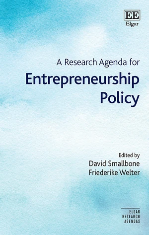 A Research Agenda for Entrepreneurship Policy