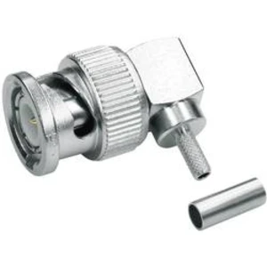 BNC zástrčka, zahnutá Telegärtner J01002A1356, 75 Ω, 1 ks