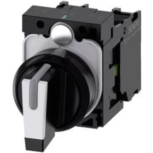 Kloubový spínač Siemens 3SU1100-2BL60-1NA0, 2 x 45 °, černá, bílá, 1 ks