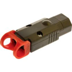 IEC zástrčka C13/C14 Kash IECLock;C13, zástrčka, rovná, počet kontaktů: 2 + PE, 10 A, 250 V/AC, černá, 1 ks