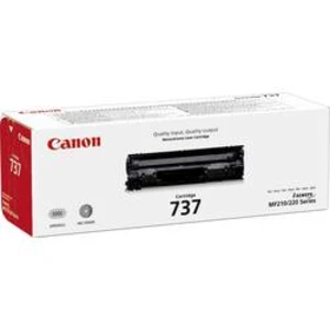 Toner originál Canon 737 BK černá Maximální rozsah stárnek 2400 Seiten