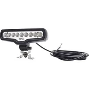Pracovní světlomet WAS W136, 12 V, 24 V, (š x v x h) 199 x 118 x 72 mm, 4100 lm