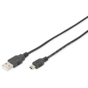 Kabel Digitus DB-300130-010-S DB-300130-010-S, 1.00 m, černá