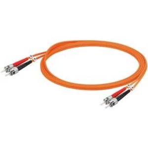 Optické vlákno kabel Weidmüller 1433980100 [1x ST zástrčka - 1x ST zástrčka], 10.00 m, oranžová