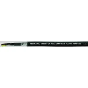 Řídicí kabel Helukabel JZ-600-Y-CY 11576, 4 G 2.50 mm², vnější Ø 13.80 mm, černá, 100 m