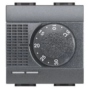Legrand regulátor teploty Living&Light antracitová L4441