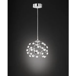 LED závěsný lustr WOFI Gino 6359.01.01.8300, 17 W, N/A, chrom