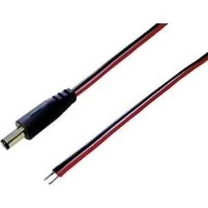 Nízkonapěťový připojovací kabel BKL Electronic 075102, vnější Ø 5.50 mm, vnitřní Ø 2.10 mm, 1.00 m, 1 ks