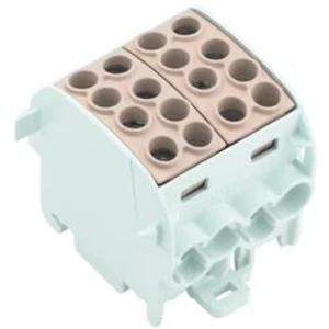 Blok rozvaděče Weidmüller WPD 202 4x35/4x25 BN, 1561720000, hnědá, 2 ks