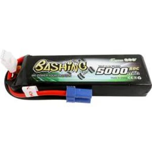 Akupack Li-Pol (modelářství) Gens ace B-50C-5000-3S1P-Bashing-EC5, 11.1 V, 5000 mAh