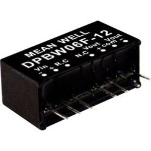 DC/DC měnič napětí, modul Mean Well DPBW06F-12, 250 mA, 6 W, Počet výstupů 2 x