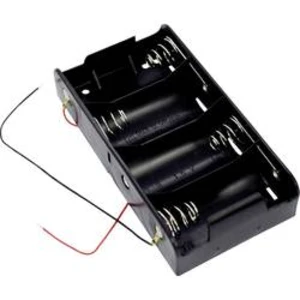 Bateriový držák na 4x Velké mono Takachi SN 1-4, kabel, (d x š x v) 137.4 x 71.6 x 28.5 mm