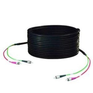 Optické vlákno kabel Weidmüller 8876450030 [1x ST zástrčka - 1x ST zástrčka], 3.00 m, černá
