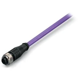 Datový zástrčkový konektor pro senzory - aktory, upravený WAGO 756-1401/060-020 zásuvka, rovná, 2.00 m, 1 ks