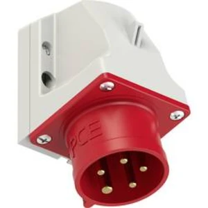 CEE zástrčka na stěnu PCE 515-6, 16 A, 5pólová, 400 V, 1 ks