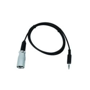 DMX IN kabel jack 3,5 mm / XLR, 1 m