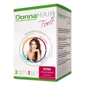 DONNA HAIR Forte 4 měsíční kúra 90+30 tobolek