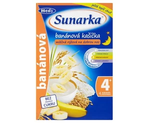 Sunarka Banánová kašička mléčná rýžová na dobrou noc 225 g