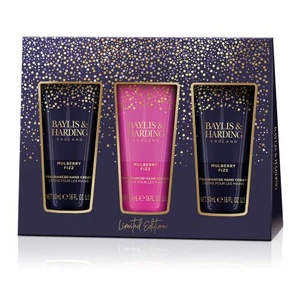 Baylis & Harding Mulberry Fizz Limited Edition dárková kazeta krém na ruce Mulberry Fizz 3 x 50 ml pro ženy