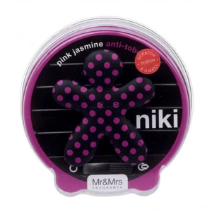 Mr&Mrs Fragrance Niki Pink Jasmine Anti-Tobacco 1 ks vůně do auta unisex