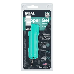 Obranný sprej Flip Top Sabre Red®, Gel – Tyrkysová (Barva: Tyrkysová)