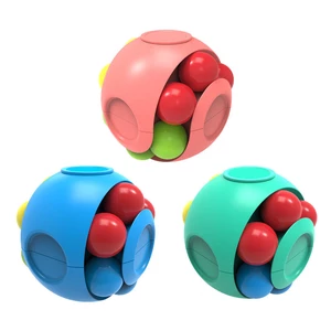 2-in-1 Pinball Gyro Cube + Rotating Puzzle Toy Magnetic BallFidget Spinning Stress Relief Gifts Creative Decompression